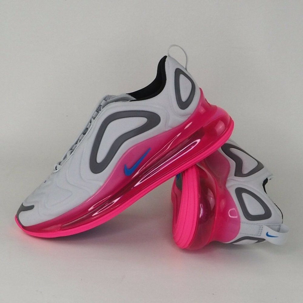Nike Air Max 720 GS Sneakers Platinum Pink Girls Sz 6.5 = 8 Women’s
